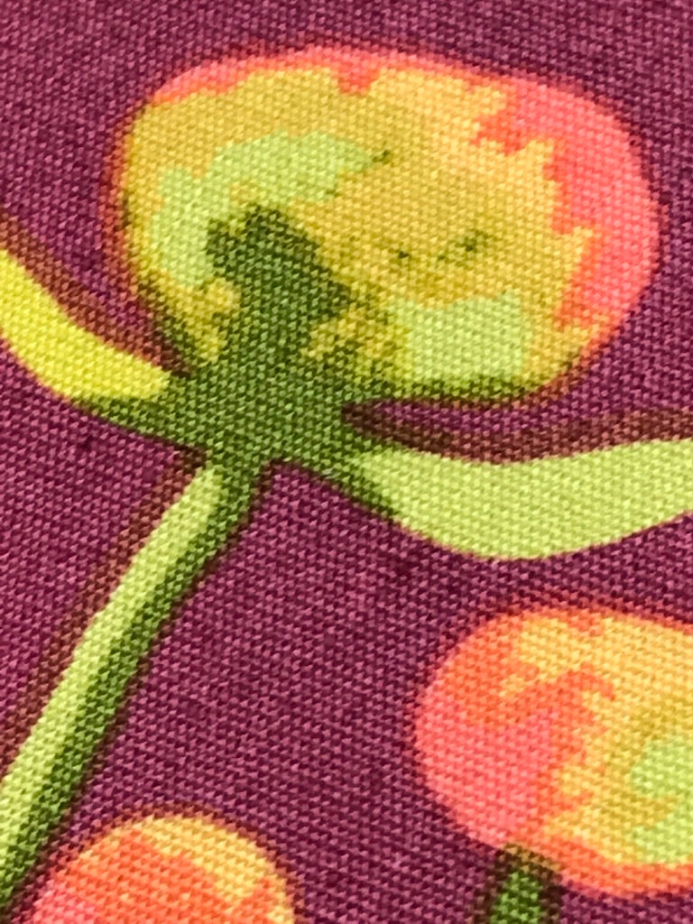 Haiku 2 - Clover 2 Poplin - Burgundy