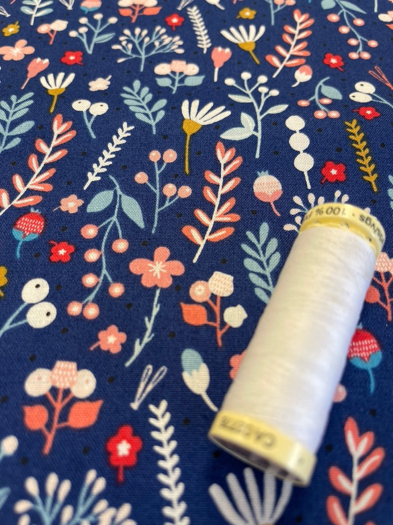 Forest Talk - Mountain Flora - Blue/Pink