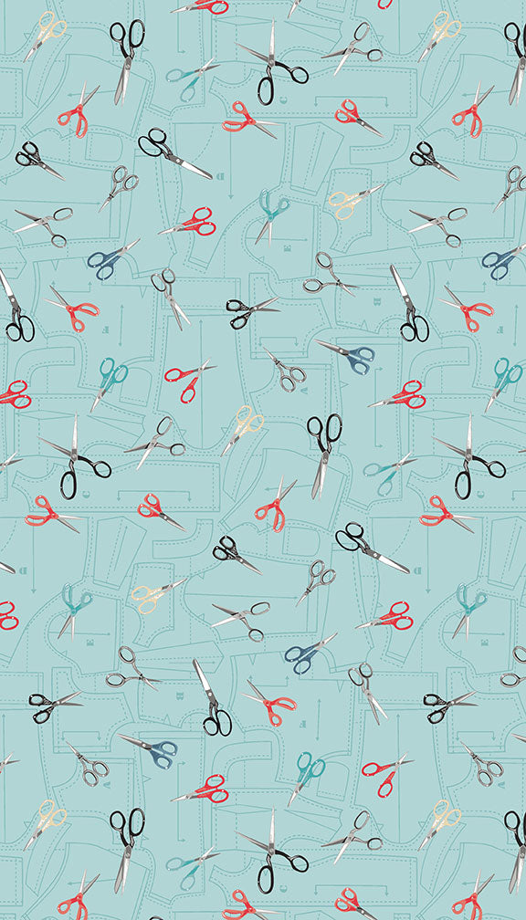 Stitch in Time - Scissors - Blue