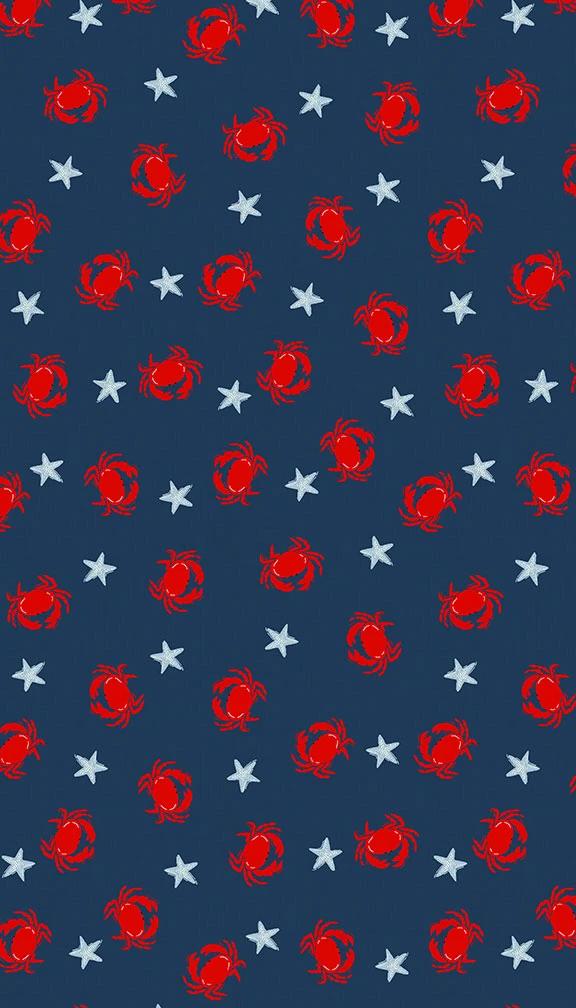 Sail Away - Crabs - Blue