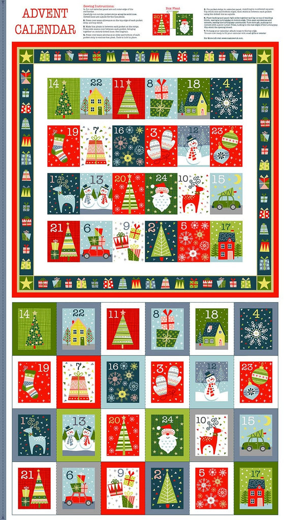Advent Calendar  - Joy - panel - Craftyangel