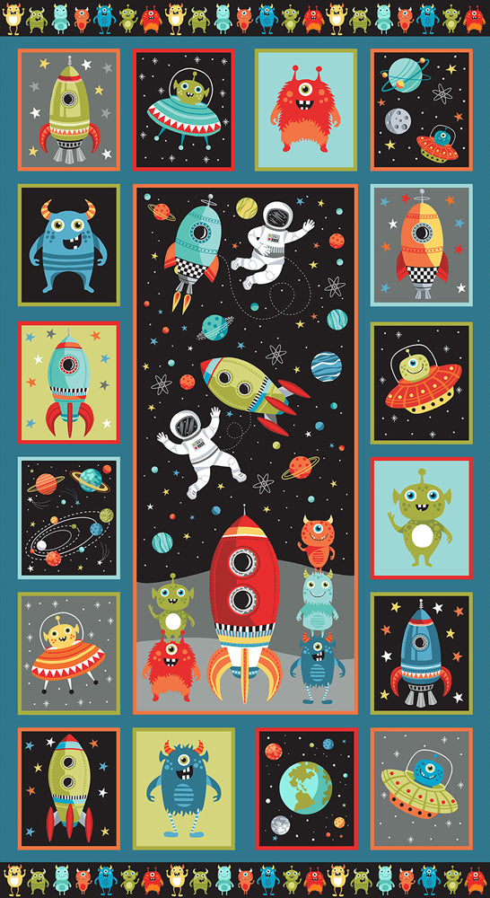Makower Space Panel - black