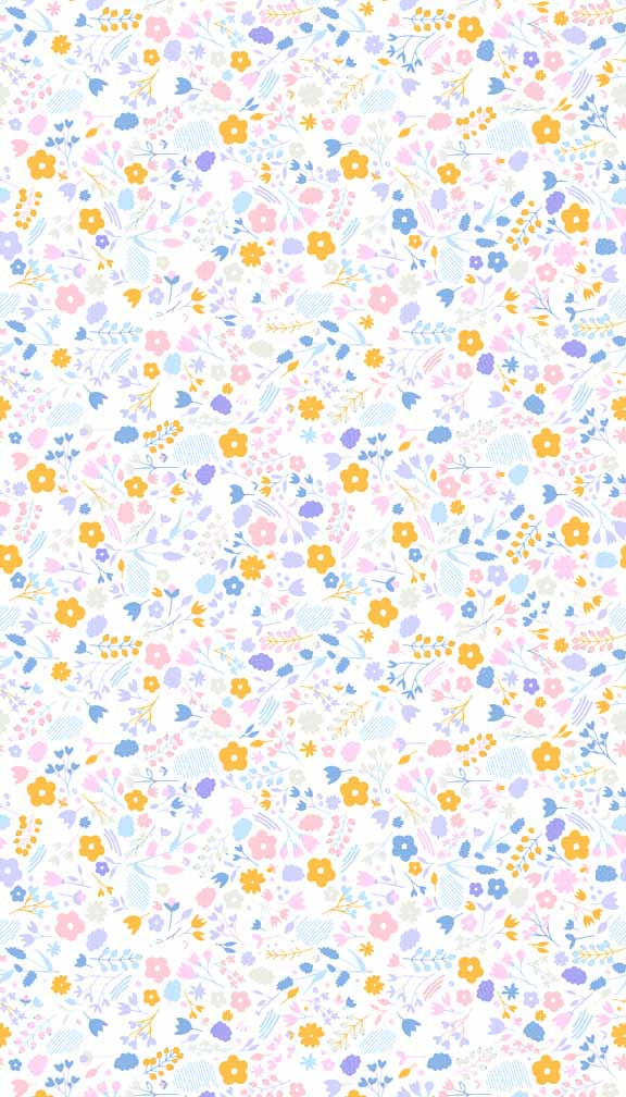 Floral Splendor - Florence Blue - Craftyangel