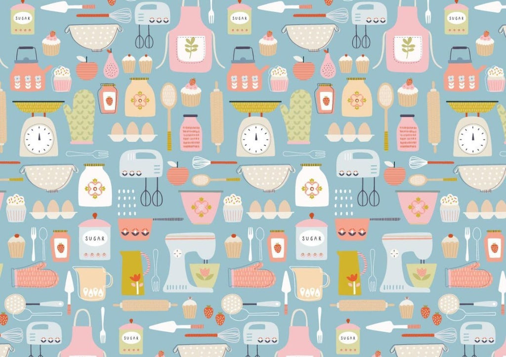 illustrations of baking tools