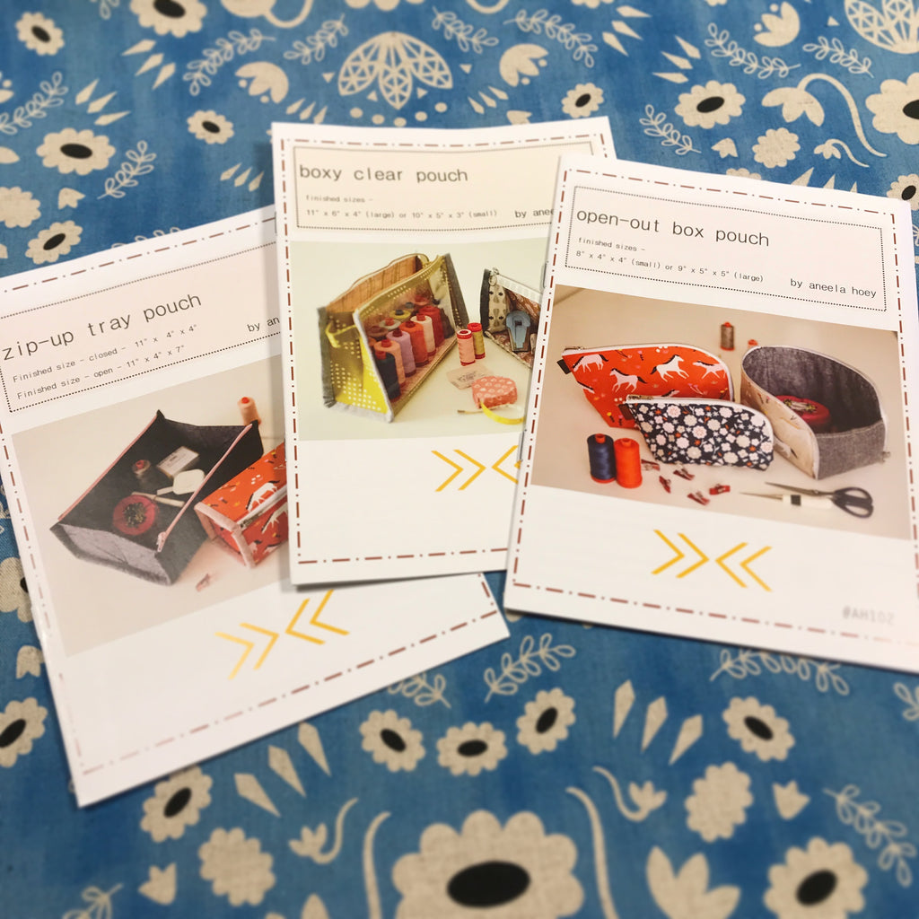 Boxy Clear Pouch by Aneela Hoey - Craftyangel