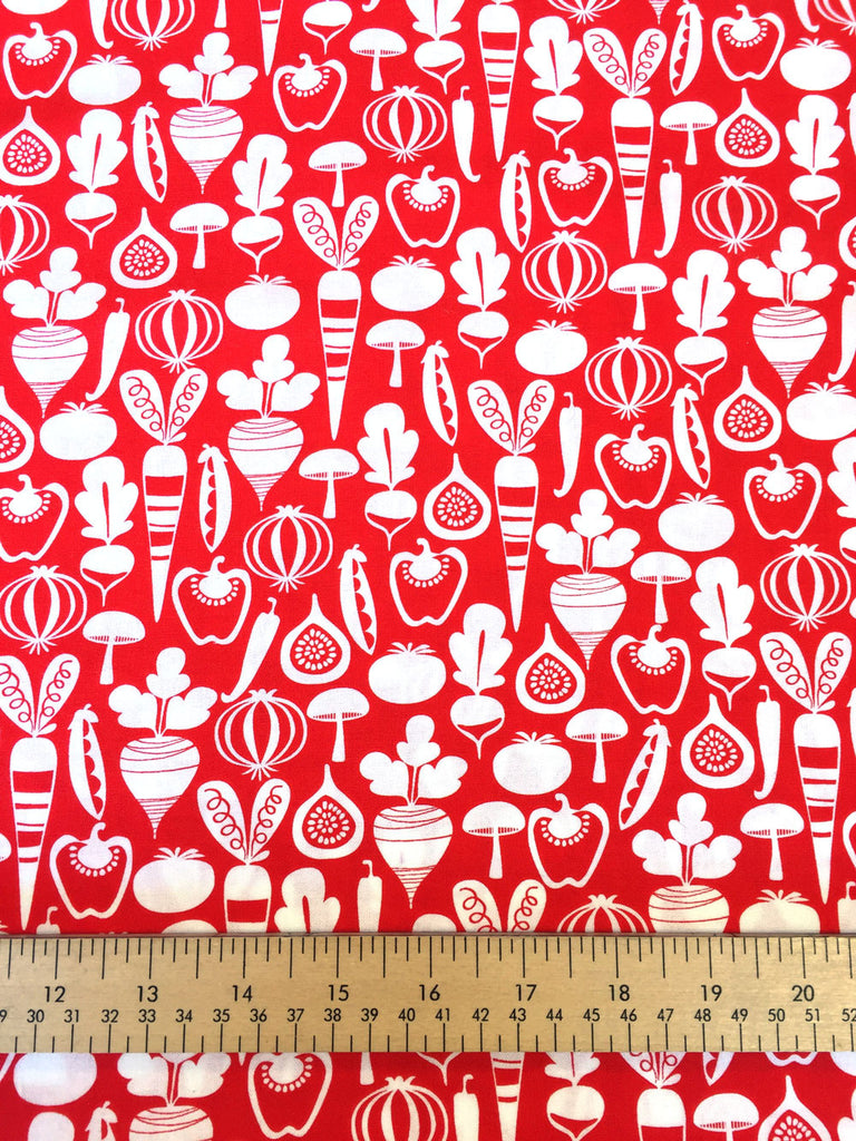 Michael Miller - Tiny Veggies - Red