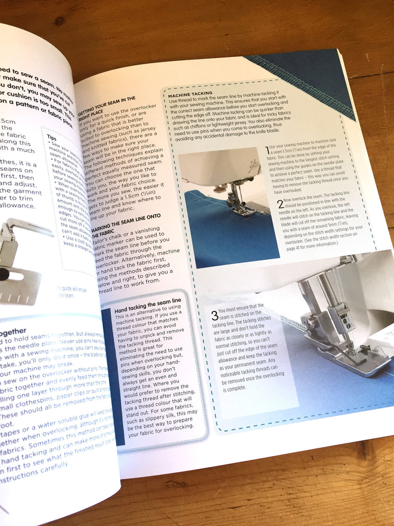 The Overlocker Technique Manual by Julia Hincks - Craftyangel