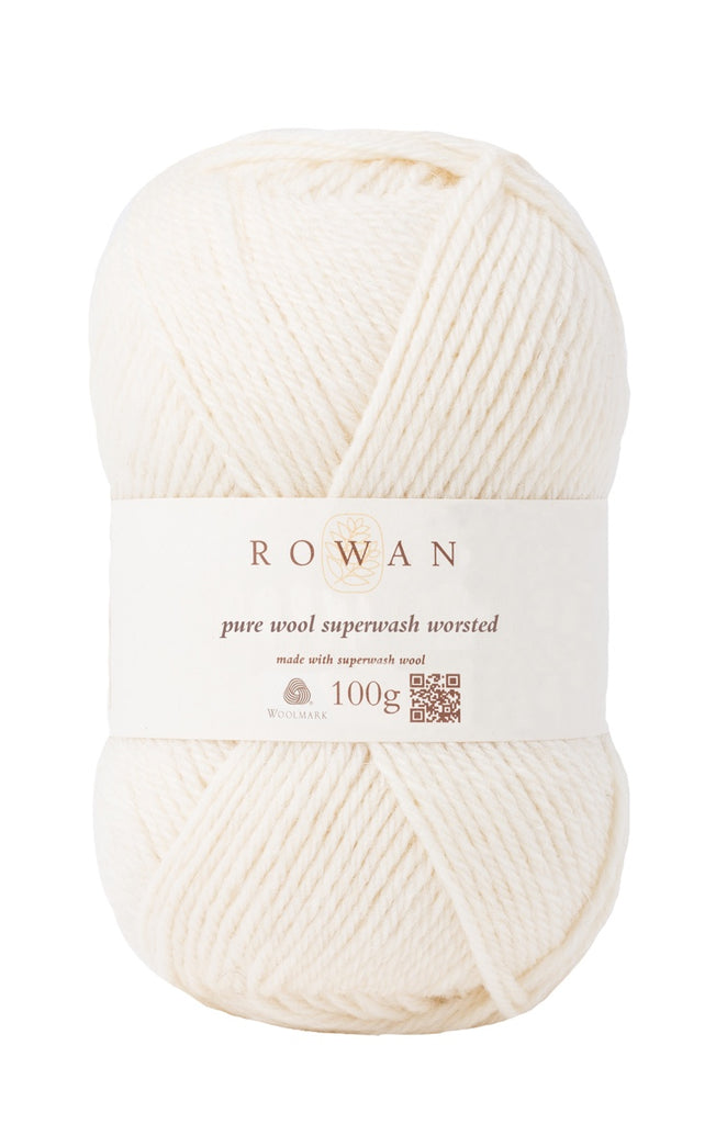 Rowan Pure Wool Worsted - Soft Cream (102)