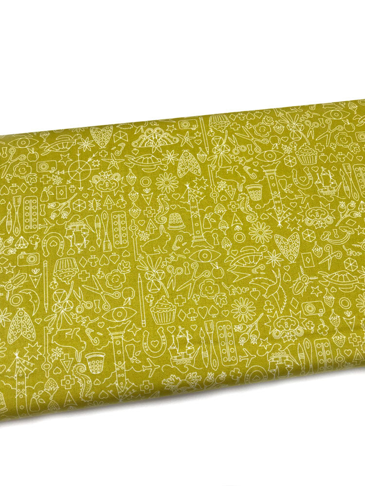 Sun Prints 2019 - Chartreuse - Yellow/Green - Craftyangel