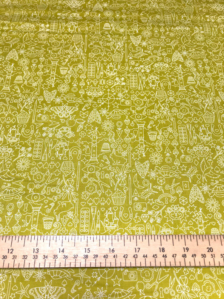 Sun Prints 2019 - Chartreuse - Yellow/Green - Craftyangel