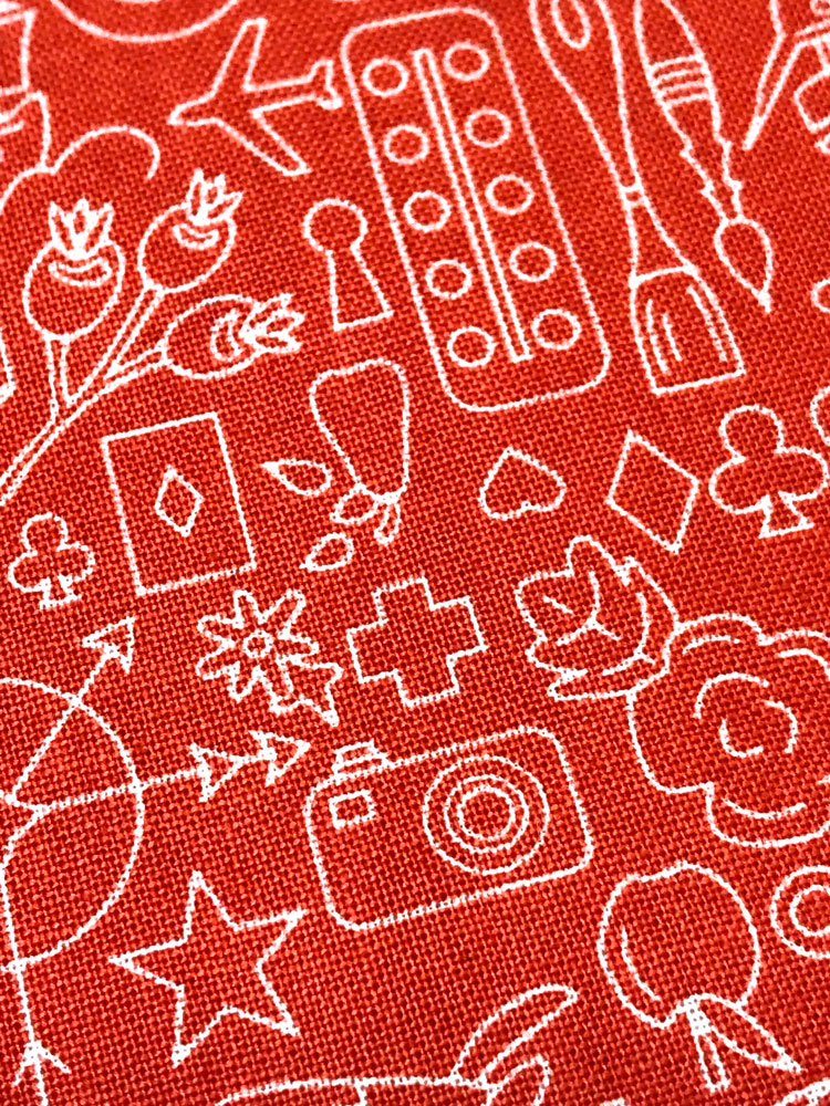 Sun Prints 2019 - Hearts - Orange/Red - Craftyangel