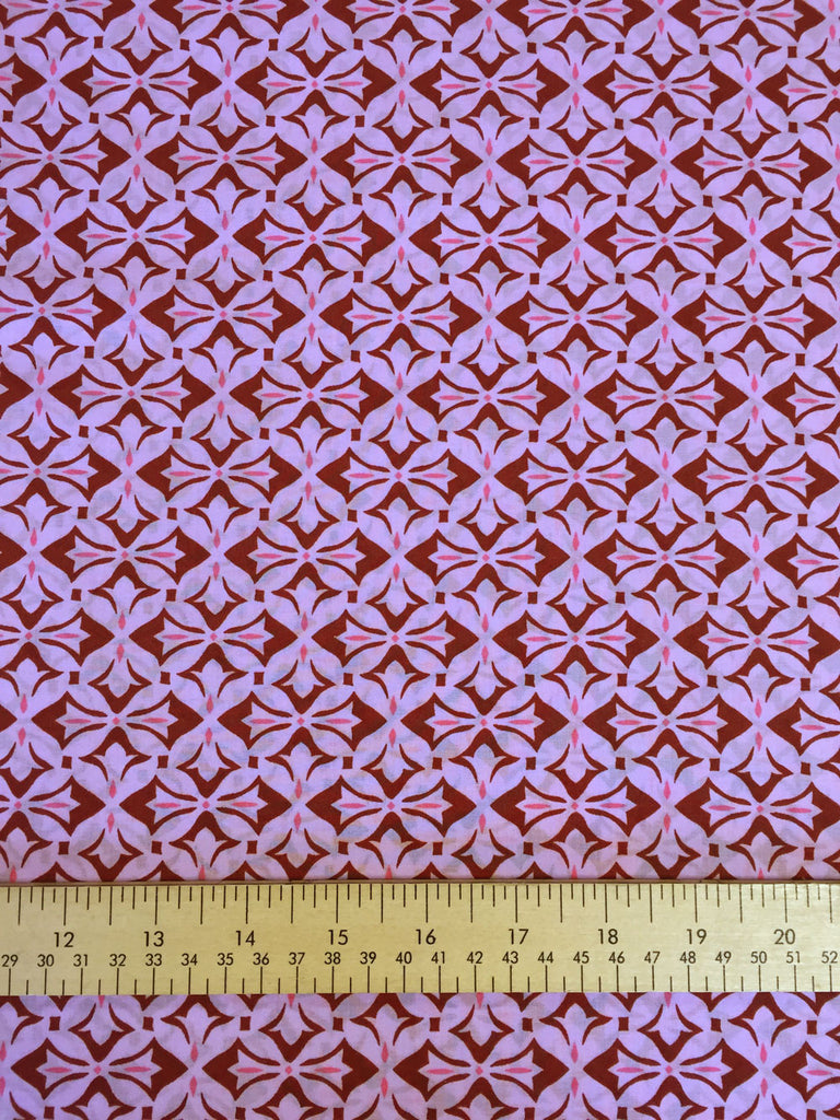 Amy Butler - Dreamweaver - Cross Print - Violet - voile