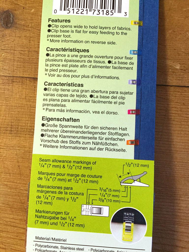 Wonder Clips (alternative to pins) - Pack of 10 - Craftyangel