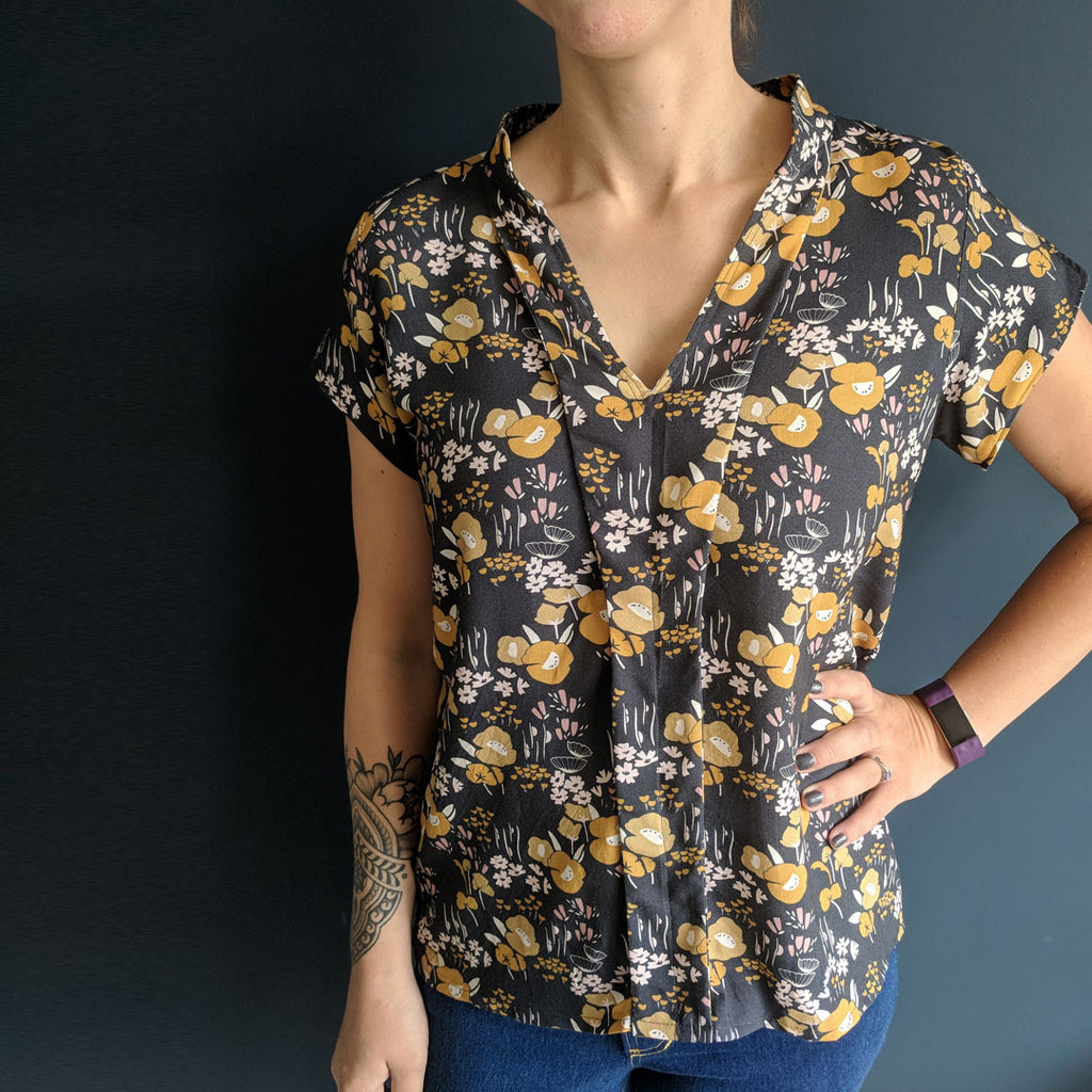 Evelyn Blouse Pattern - Experimental Space - Craftyangel