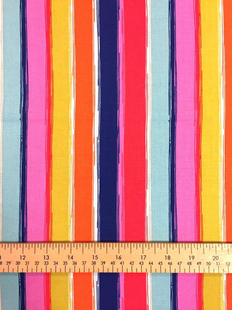 Marcus Fabrics - Hootie Tootie Cutie - Stripe - Multi