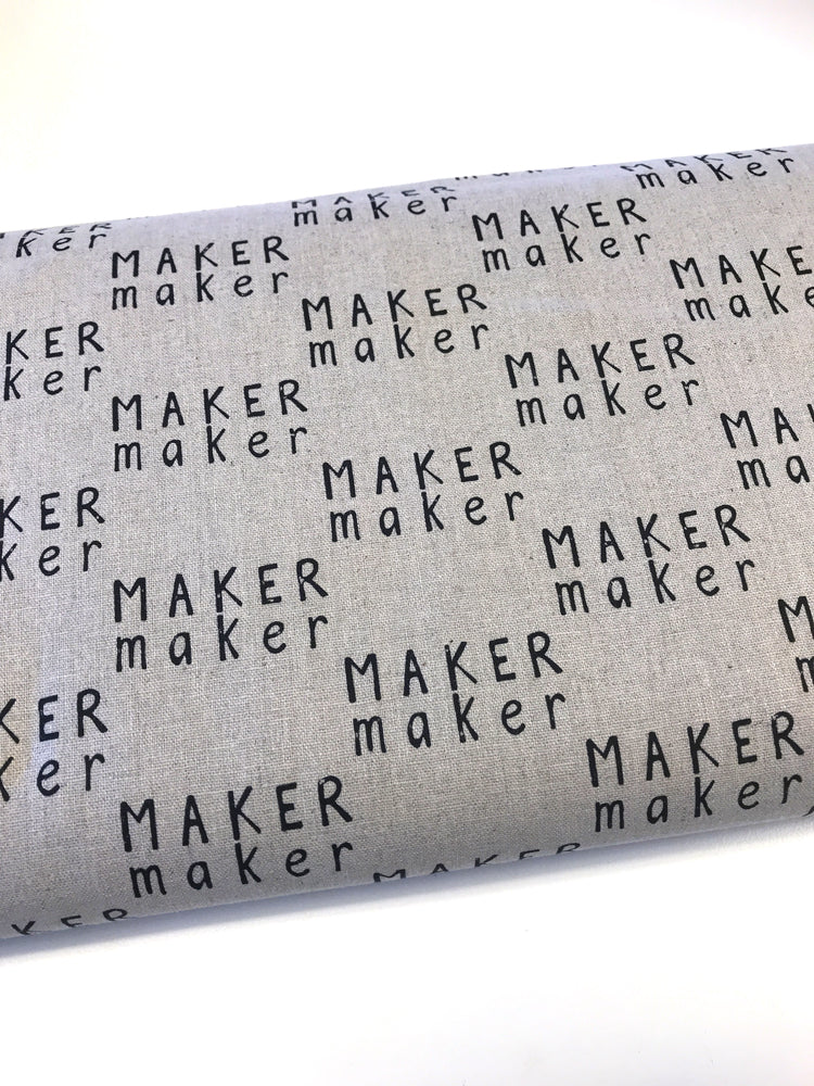 Tiger Plant - Mini Maker Maker on Tailored Cloth - Dark - Craftyangel