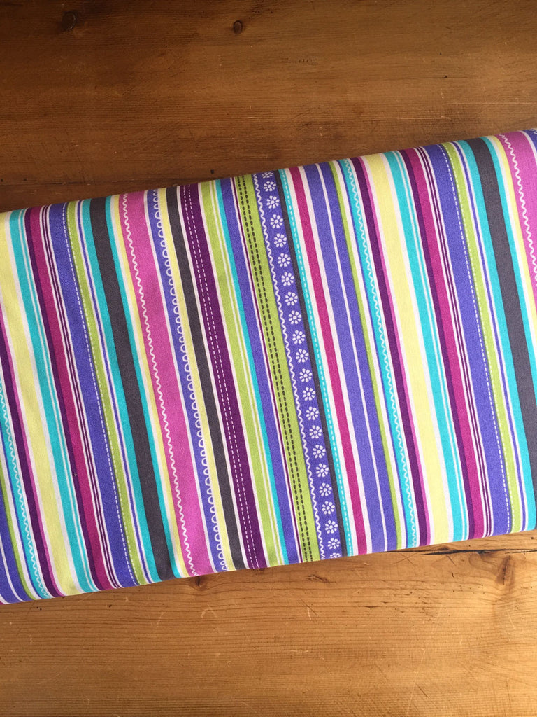 Michael Miller - Pretty Stripe - Gray - Craftyangel