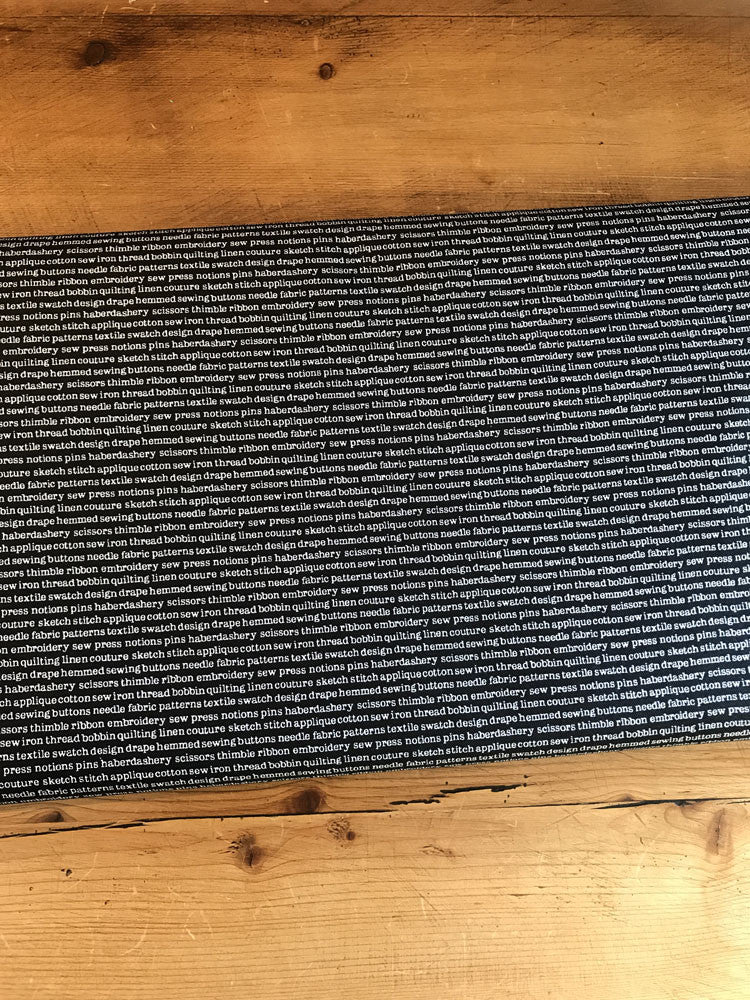 Monochrome Text - white text on black - Craftyangel