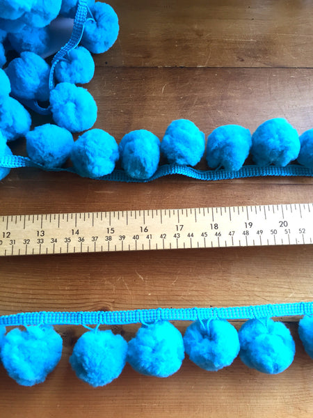 Blue 15 Pom-Pom