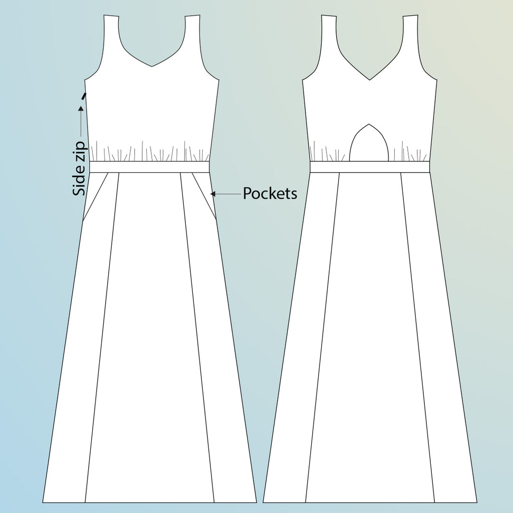 Rosalee Dress - Experimental Space - Craftyangel