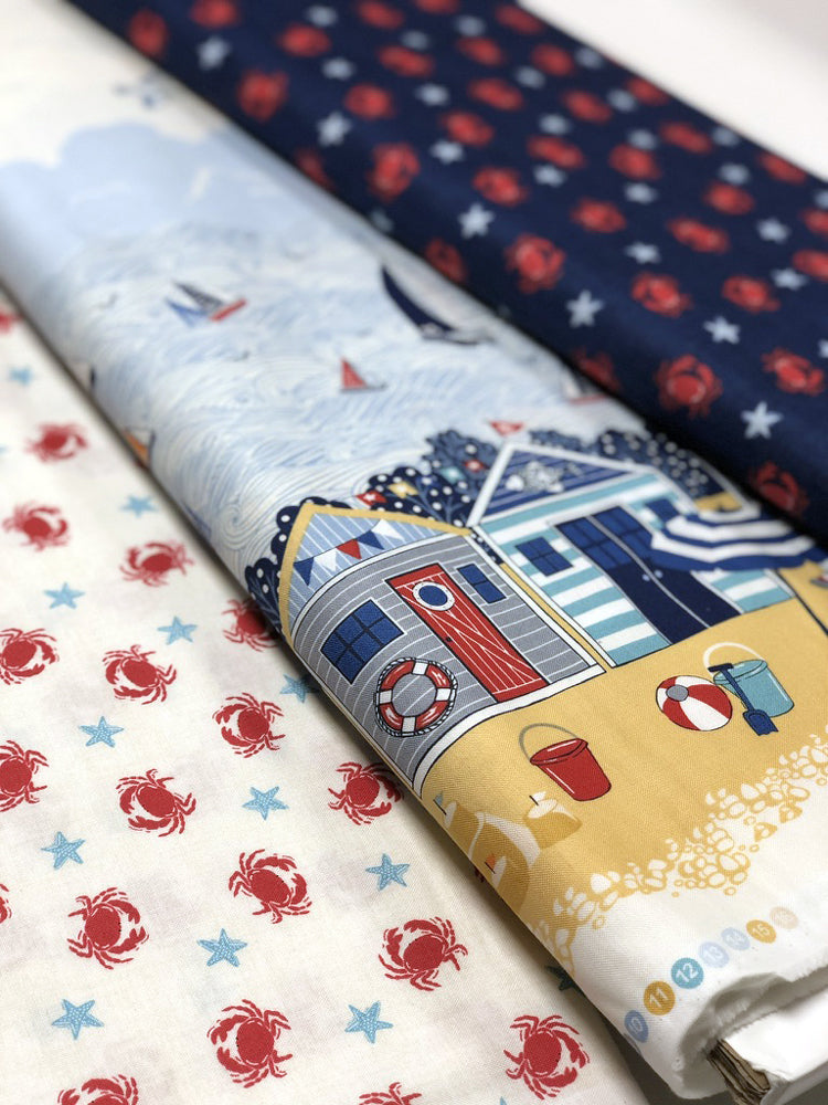 Sail Away - Crabs - Cream - Craftyangel