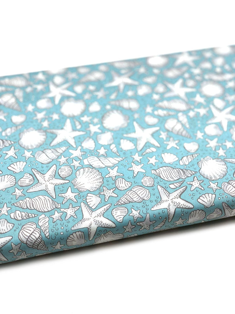 Sea Breeze - Shells - Turquoise - Craftyangel