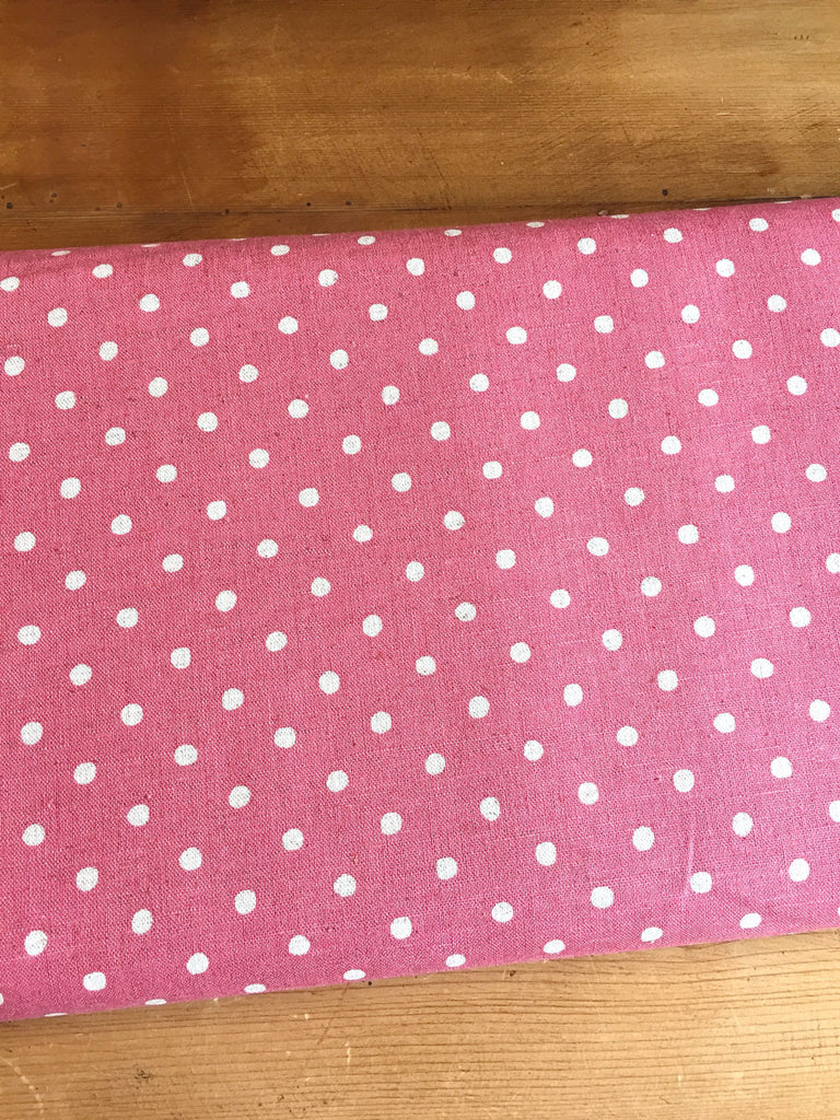 Sevenberry - Linen - Pink Spot - Craftyangel