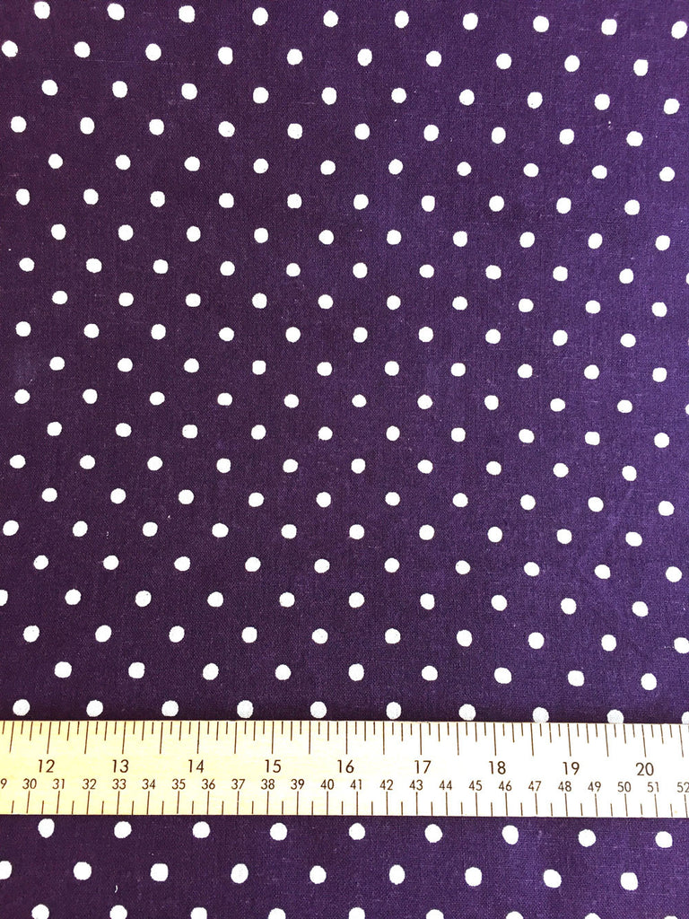 Sevenberry - Linen - Purple Spot - Craftyangel