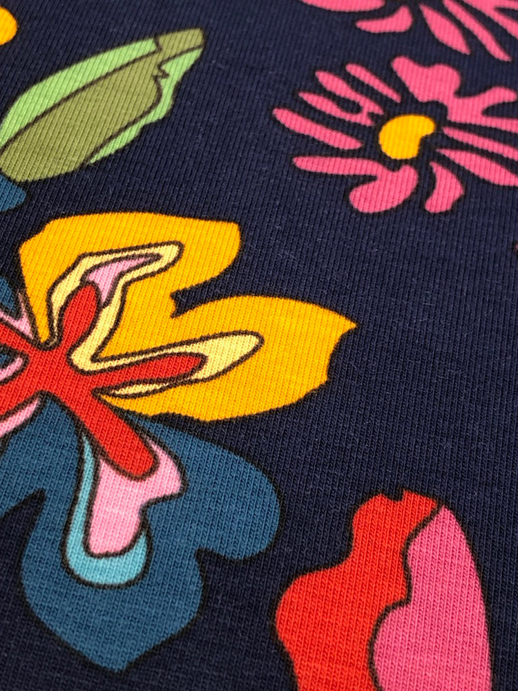 Nordic Garden Dream - Stauder - Blue - Jersey Knit - Craftyangel