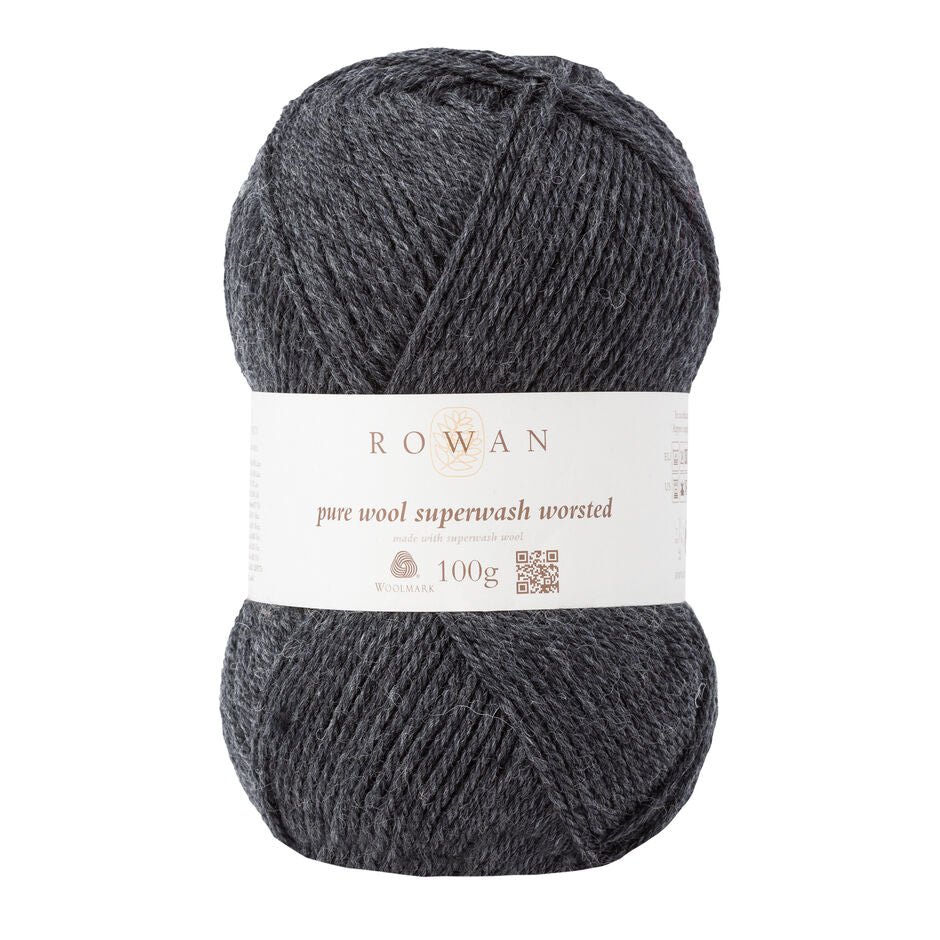 Rowan Pure Wool Worsted - Charcoal (155)