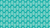 Modern Retro - Leaf - Turquoise - Craftyangel