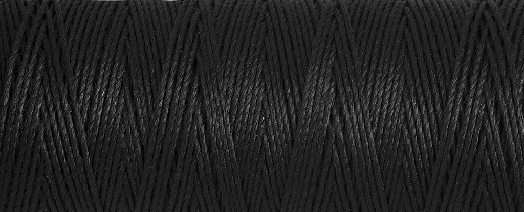 Gutermann Top Stitch Thread: 30m - Col: BLACK - Craftyangel
