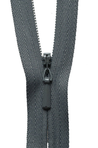 22"/56cm Concealed Zip - Light Grey (574)