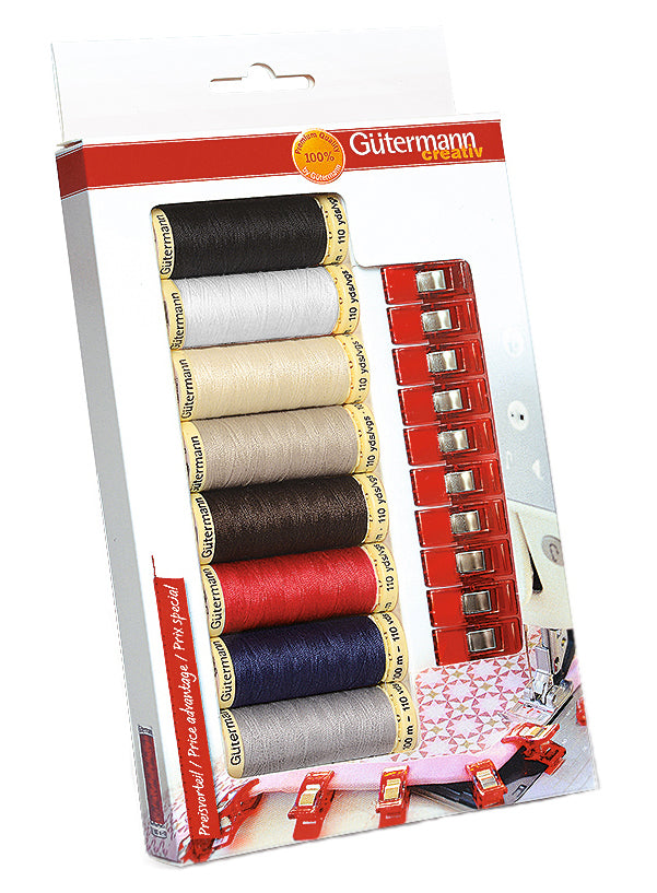 Sew All Gutermann Bonus Thread Pack - includes wonderclips – Craftyangel
