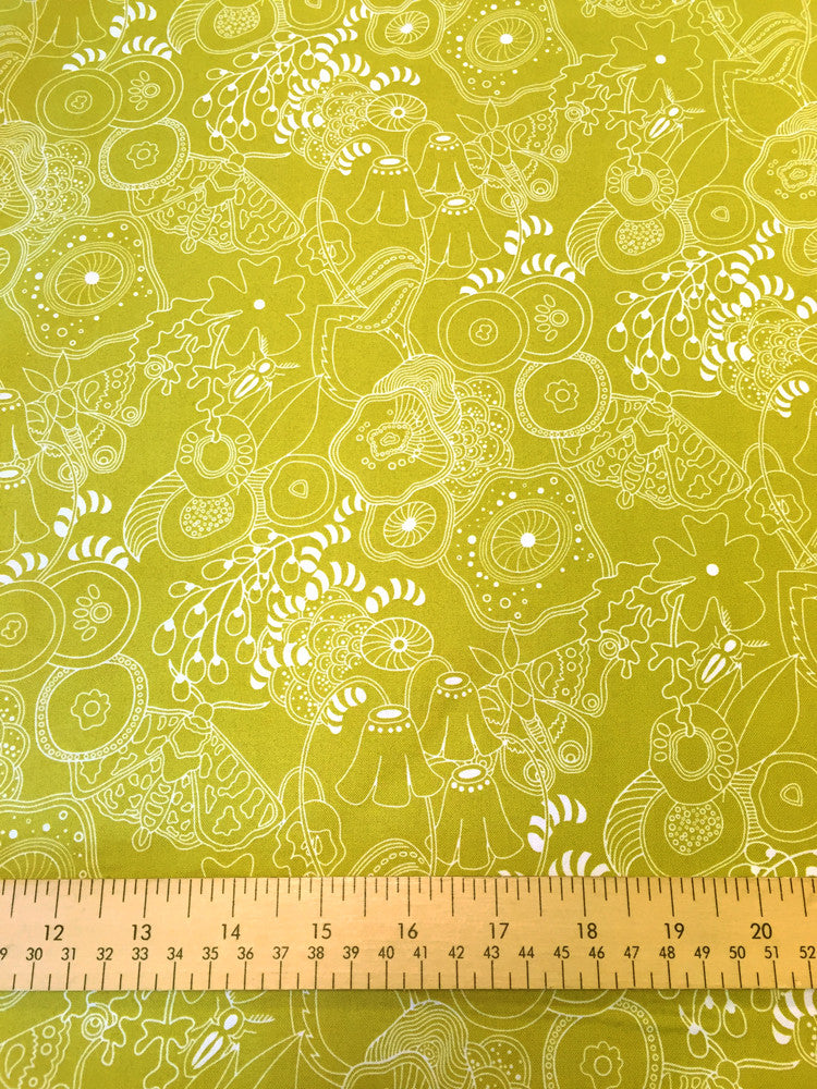 Sun Prints - Olive Green - Craftyangel