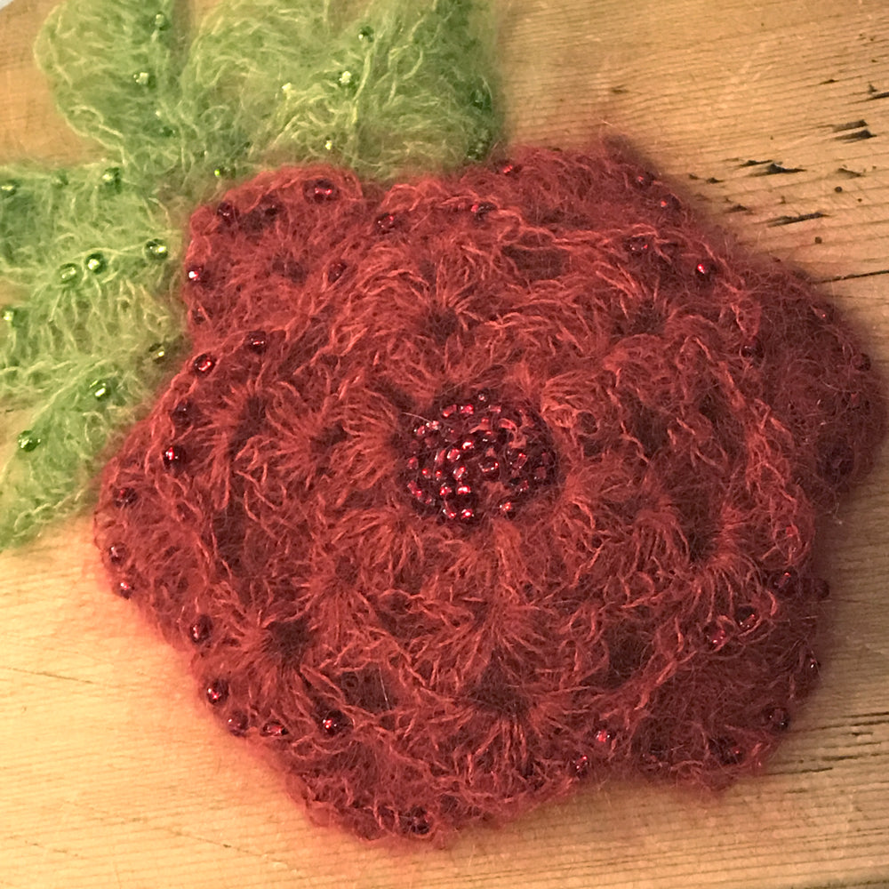 Crocheted Flowers to Wear - Kit 4 - Rosie and Hydrangea flowers –  Craftyangel