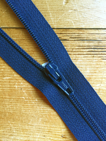 Nylon Chunky Open Ended Zip - 14"/36cm - Royal Blue