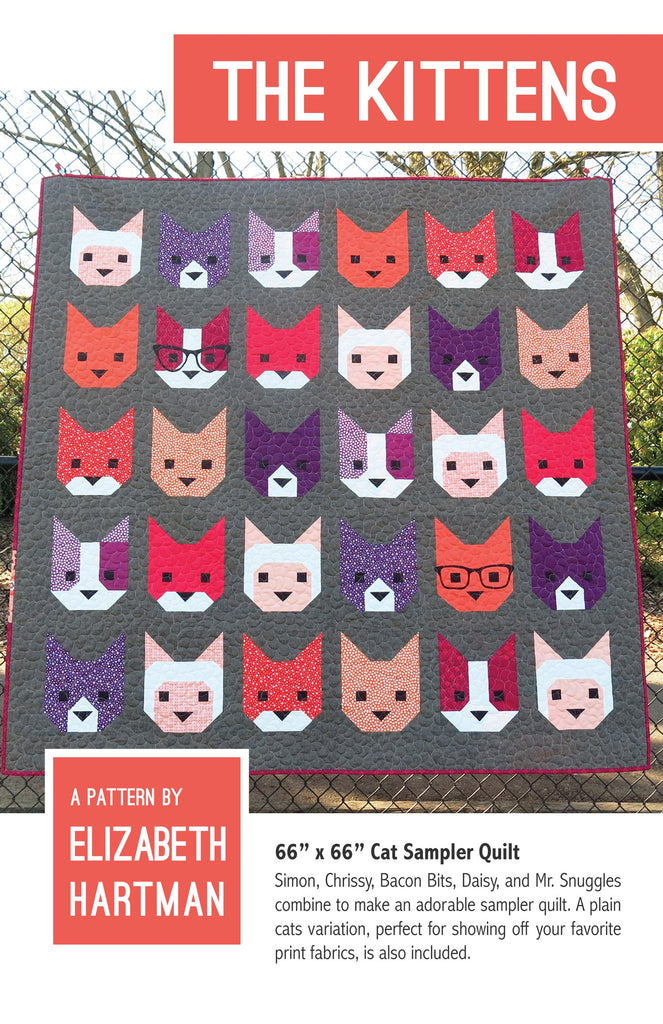 Elizabeth Hartman - The Kittens Quilt Pattern – Craftyangel