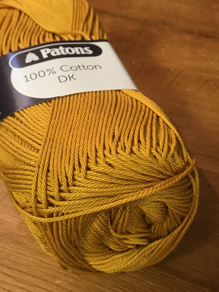 Patons 100% Cotton DK - Mustard Yellow (2740)