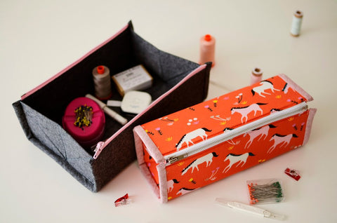 All in One Box Pouch by Aneela Hoey